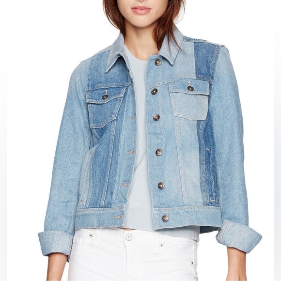 PAIGE Jackets & Blazers - PAIGE Rowan Jacket Riverly Wash Paneled | M